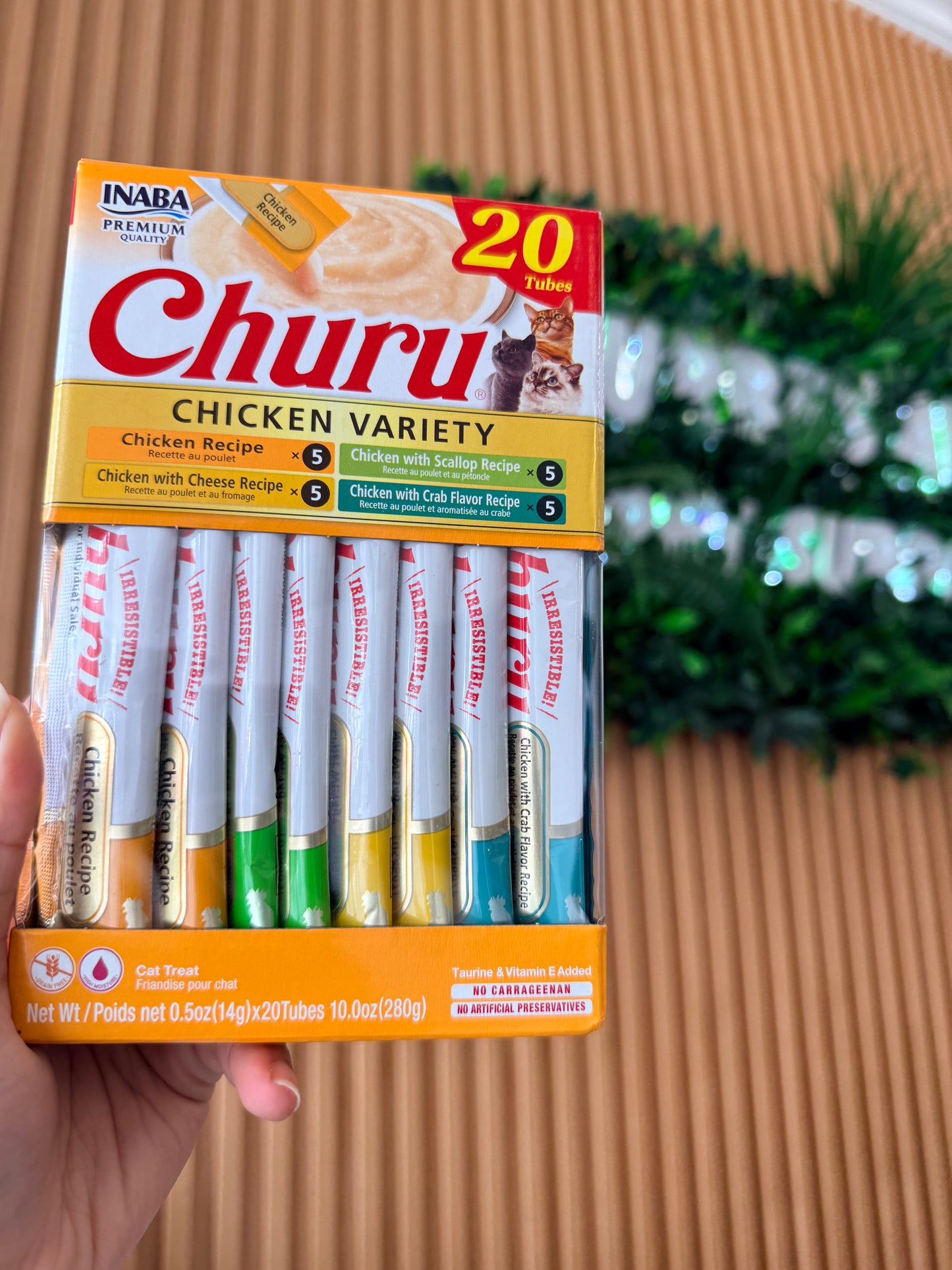 Inaba Churu Chicken Variety Cat Treat 20 Tubes 10oz