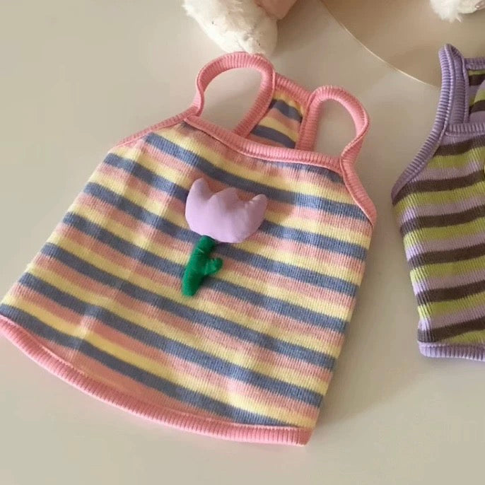 Summer Pink Stripe Shirt