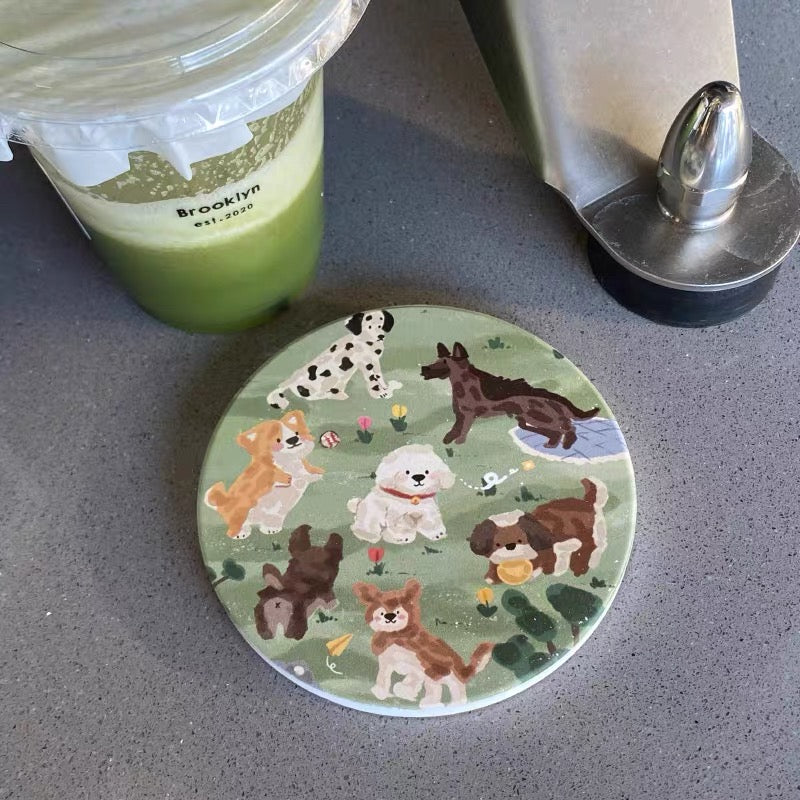 Absorbent Ceramic Coasters
