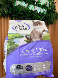 4 lb Nutrisource Grain Free Chicken & Salmon Select Entrée CAT