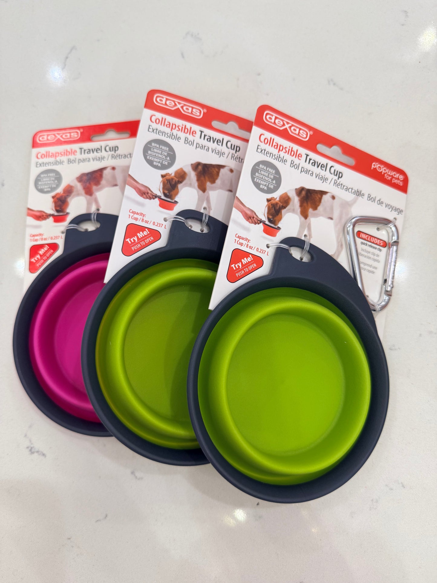 Dexas Collapsible Travel Cup 1 Cup Capacity