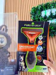 Furminator Undercoat DeShedding Tool for Long Hair Medium Dog