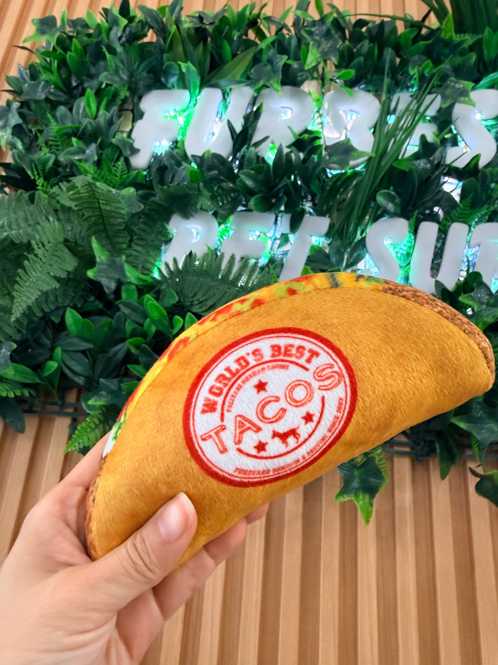 Taco Dog Toy