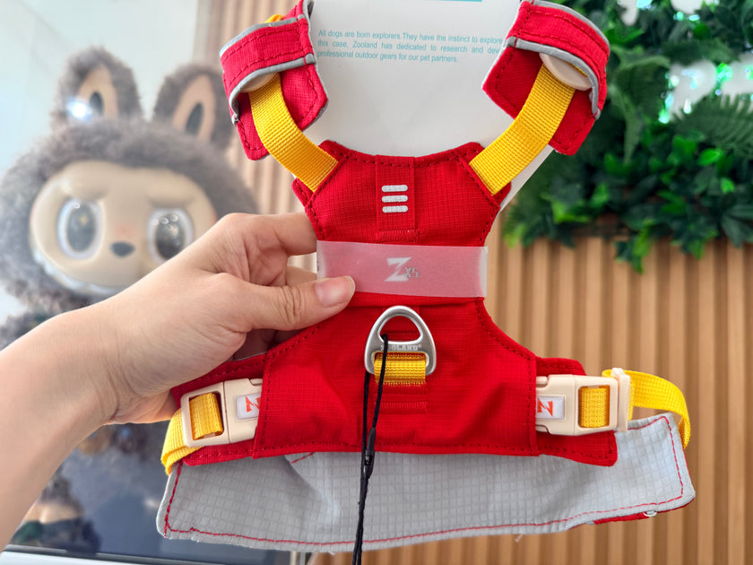 Lightweight Harness with Tracking Pouch - Outdoor pets gear
