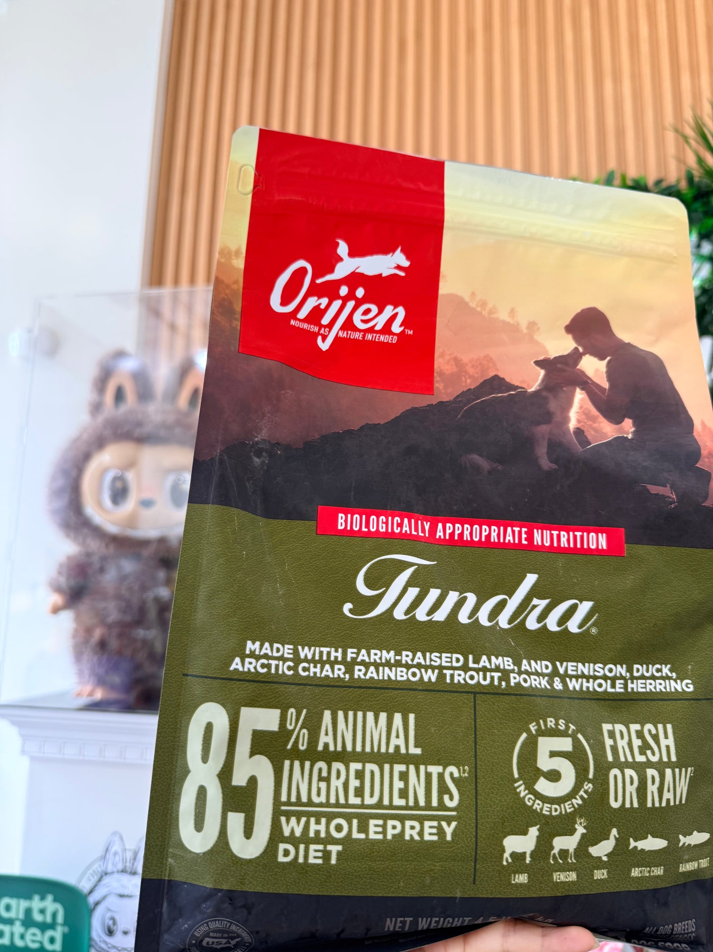 ORIJEN Tundra Grain-Free Poultry Free High-Protein Dry Dog Food, Tundra, 4.5-lb bag