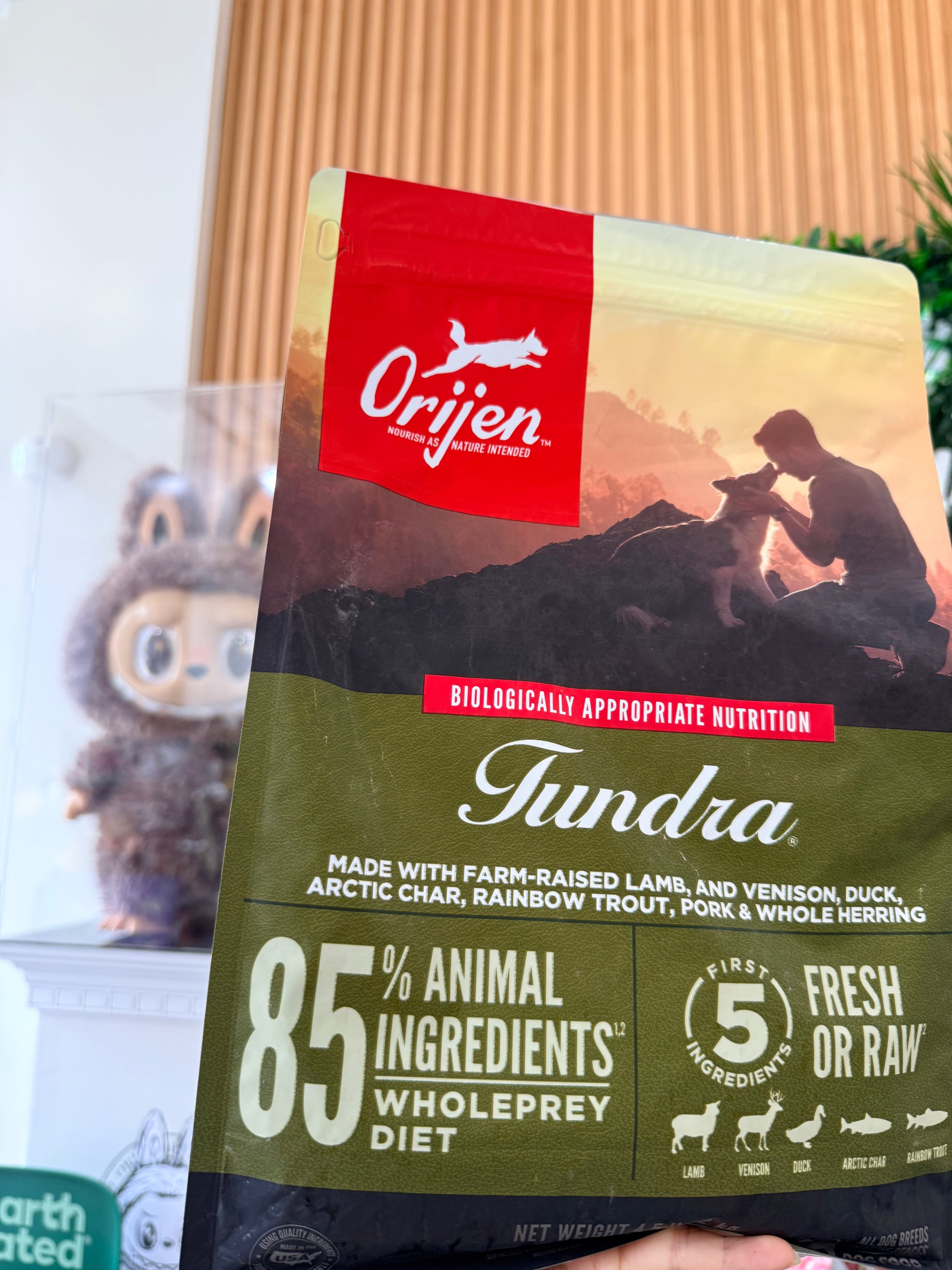 ORIJEN Tundra Grain-Free Poultry Free High-Protein Dry Dog Food, Tundra, 4.5-lb bag