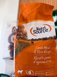 Nutrisource Dog Food Lamb and Rice 4Lbs