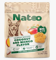 8oz Natoo Biscuits - Coconut and Mango - Big Bites