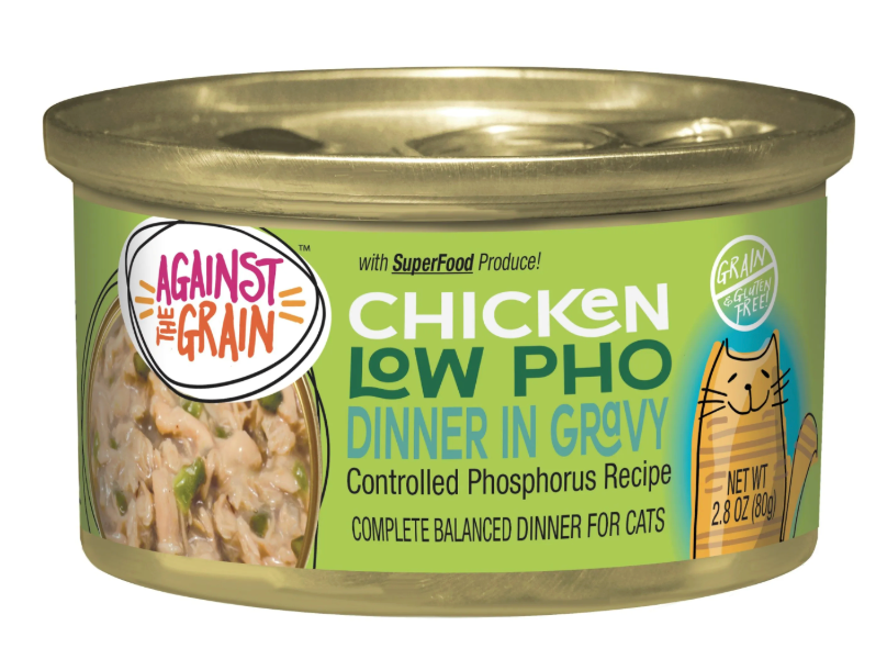 2.8 oz. Against The Grain Chicken & Polyhauai'I Berry Dinner For Cats