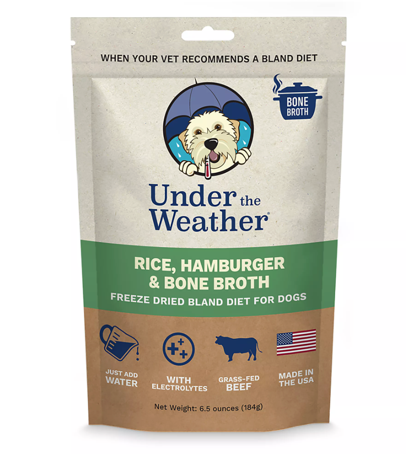 6.5 oz. Under The Weather Rice, Hamburger & Bone Broth