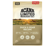 Acana Grain Free, Singles Limited Ingredient, High Protein, Duck & Pear Dry Dog Food, 4.5 lbs