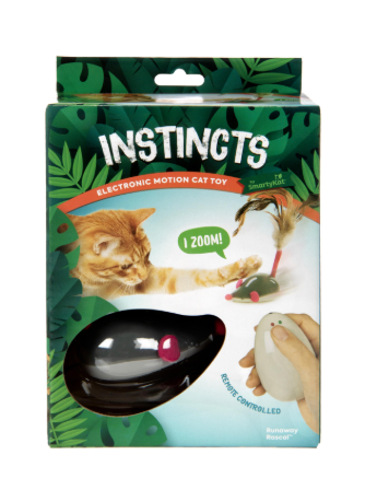 Worldwise Instincts Runaway Rascal Remote Mouse Motion Cat Toy Battery Powered