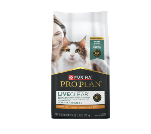 Purina LIVECLEAR With Probiotics Chicken & Rice Cat 3.5 lb