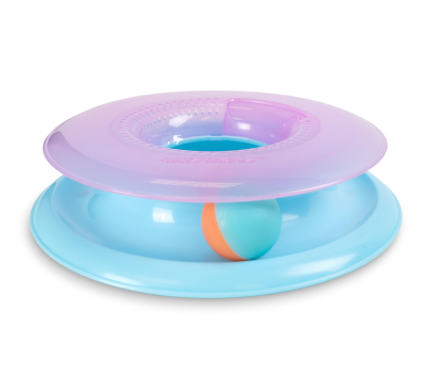 CatStages Race 'N Chase Track Cat Toy Purple