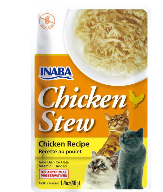 Inaba Chicken Stew Chicken Recipe Cat Treat 1.4 oz