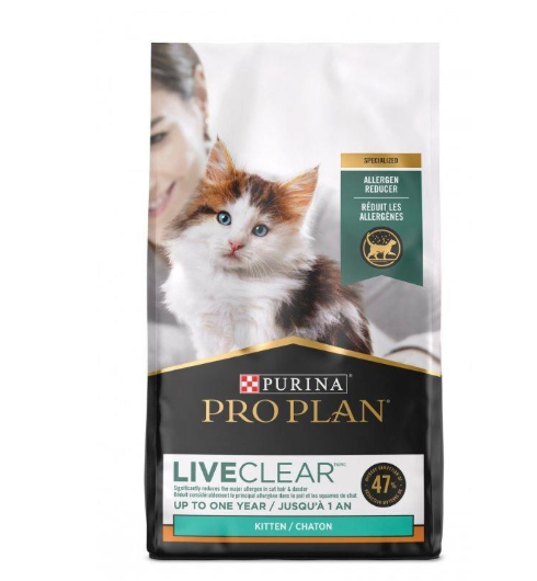 Purina Pro Plan Live Clear Allergen Reducing Chicken & Rice Kitten 5.5 lb