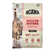 Acana Indoor Entree Chicken Turkey Whole Herring & Rabbit Dry Cat Food, 4-lb bag