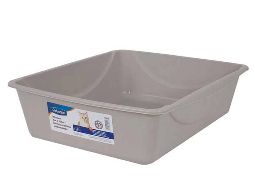 Cat Basic Litter Pan, Large 18.5 x 15.5 x 5 inches