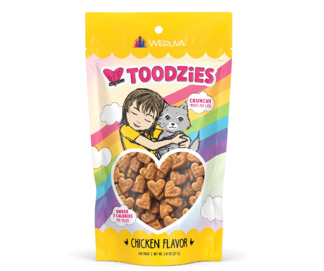 BFF CAT Toodzies Crunchy Chicken Treats 2OZ