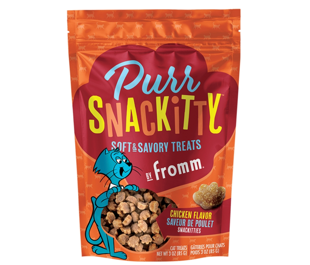Fromm PurrSnackitty Chicken Flavor Cat Treats, 3-oz