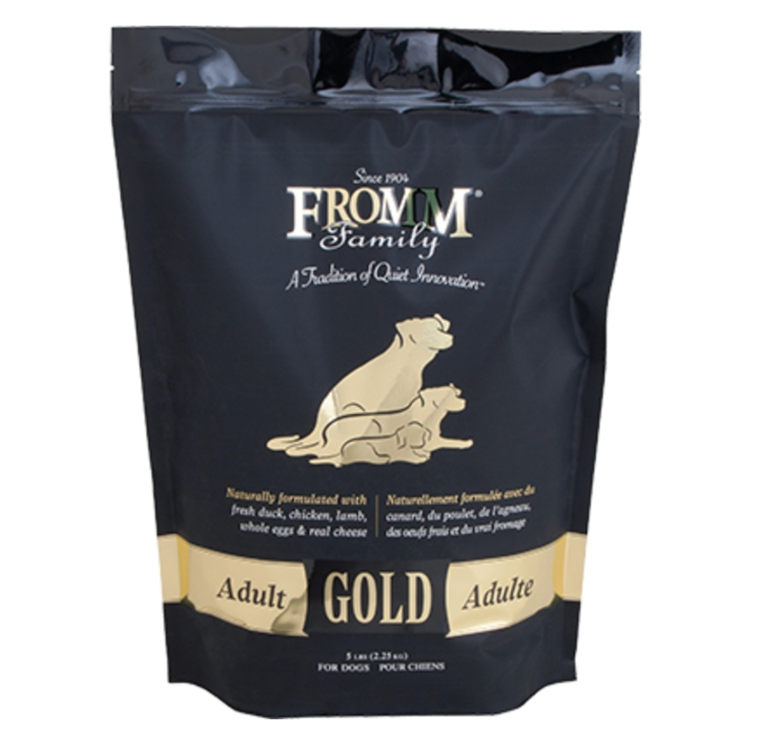 Fromm Gold Adult Dry Dog Food - Supports Digestion, Lean Muscle & Complete Nutrition, 5 lbs Bag