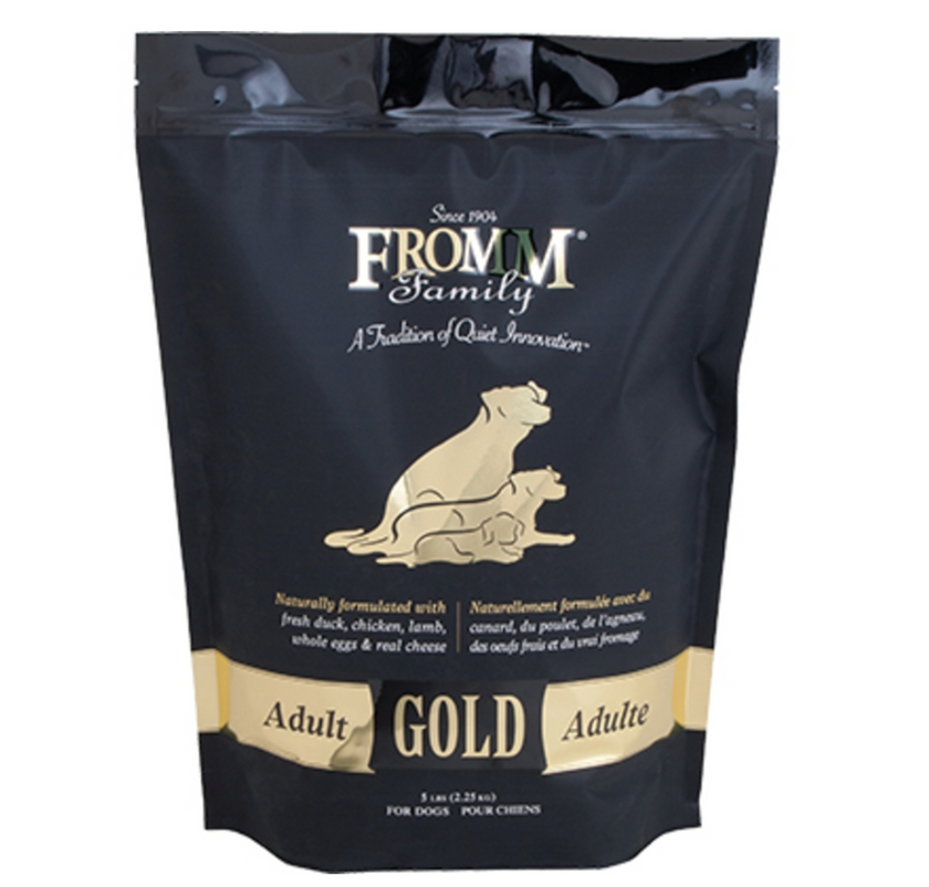 Fromm Gold Adult Dry Dog Food - Supports Digestion, Lean Muscle & Complete Nutrition, 5 lbs Bag