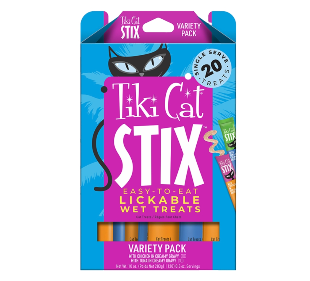 Tiki Pets Cat Stix 0.5 oz Pouch 20 counts