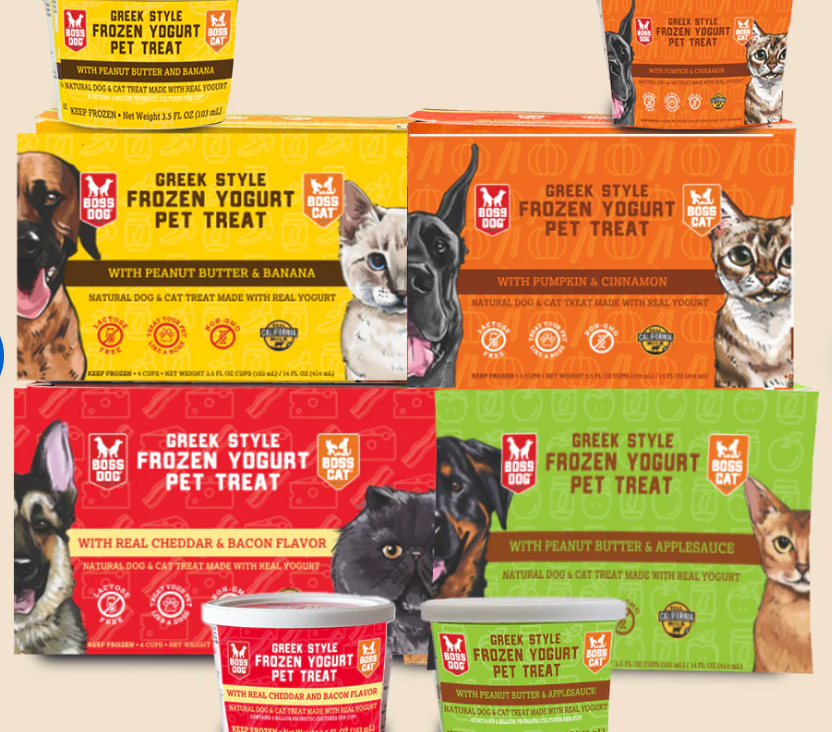 Boss Dog & Cat Greek Style Frozen Yogurt for Dogs and Cats, Frozen