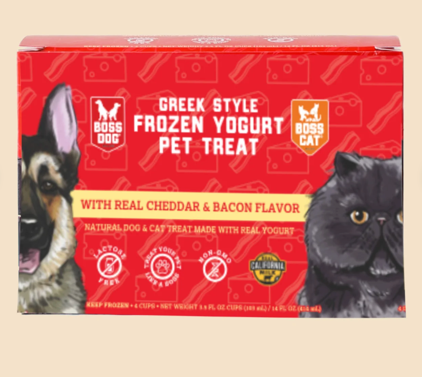 Boss Dog & Cat Greek Style Frozen Yogurt for Dogs and Cats, Frozen