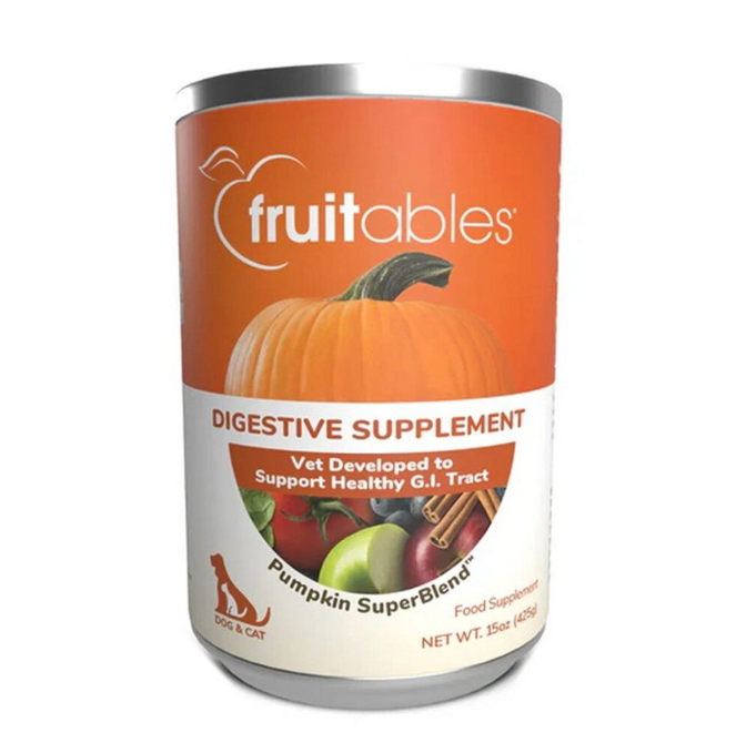 Fruitables Pumpkin Digest Supplement for Dogs and Cats 15 oz Can