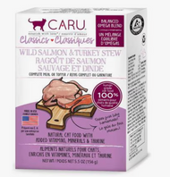 5.5oz. Caru Cat Salmon & Turkey Stew