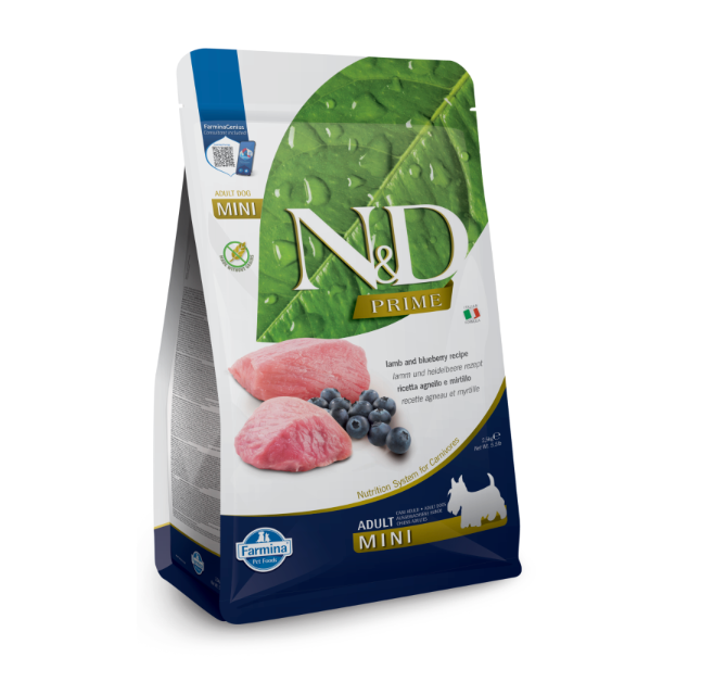 5.5 Lb Farmina Prime Lamb & Blueberry Mini Adult Dog