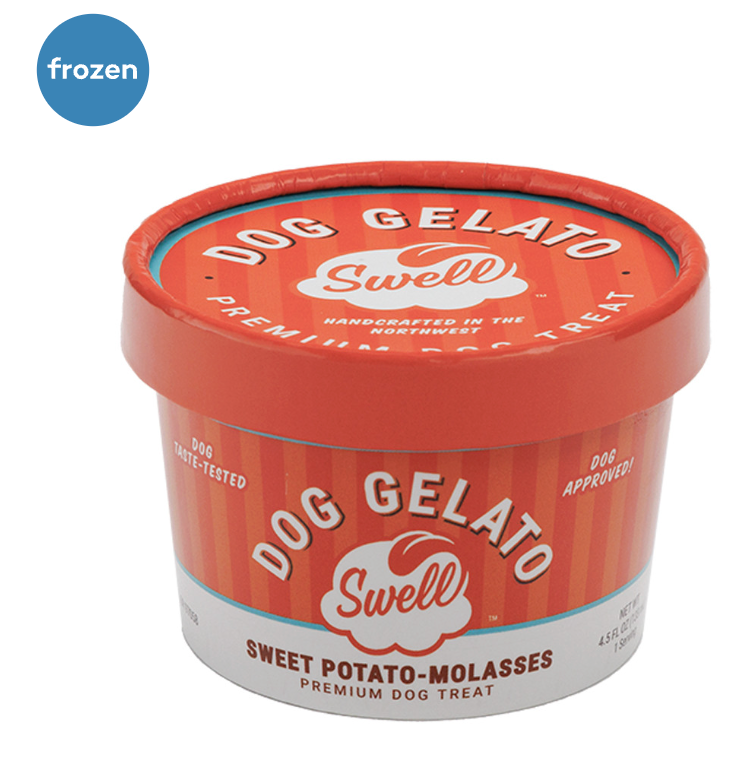 4.5oz Frozen Swell gelato- Sweet Potato Molasses, Frozen