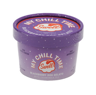 4.5oz Frozen Swell gelato- It's My Chill Time-Blackberry Chamomile, Frozen