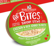 Stella & Chewy's Lil Bites Savory Stews Adult Wet Dog Food - Chicken and Duck 2.7 oz