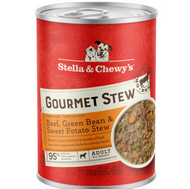 Stella & Chewy's Gourmet Stew Beef with Green Beans & Sweet Potatoes Grain-Free Wet Dog Food 12.5-oz can