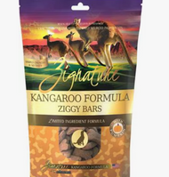 Zignature Kangaroo Formula Ziggy Bars Biscuit Dog Treats, 12-oz bag