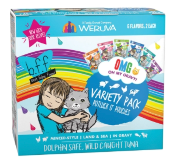 Weruva BFF CAT OMG GRAVY POTLUCK O' 2.8oz POUCH