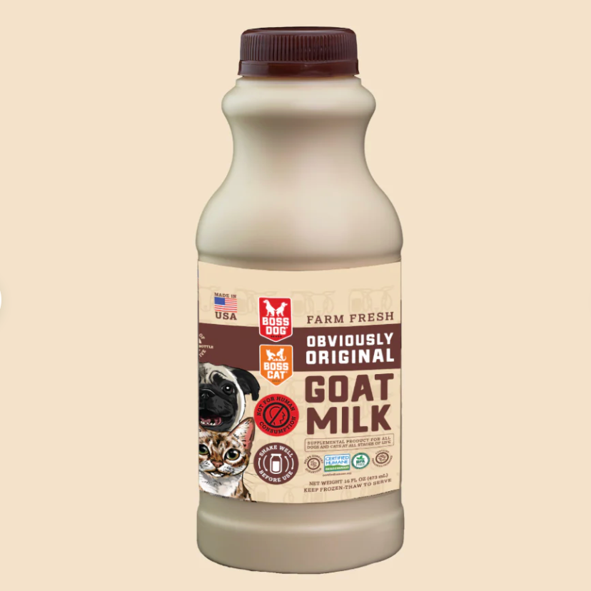 Boss Dog Goat Milk w/ Probiotics 16 FL OZ (Frozen)