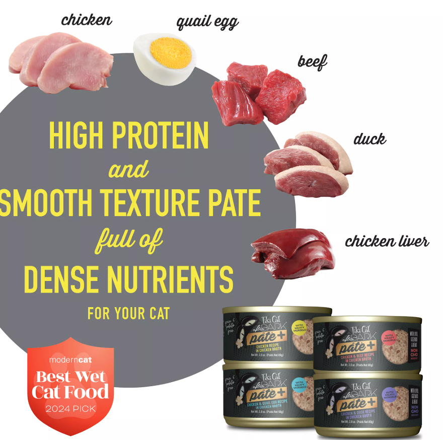 Tiki Pets Cat After Dark Pate 2.8 oz 1ct