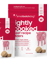 Frozen (local pickup only) Smallbatch Lightly Cooked Frozen Dog Food - Beef - 5lb Bag, Frozen
