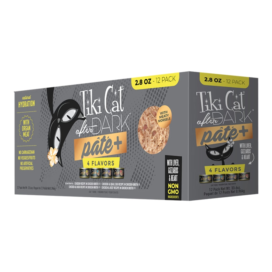Tiki Pets Cat After Dark Pate 2.8 oz 1ct