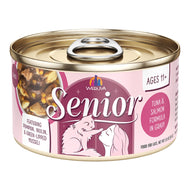 Weruva Cat for Senior Cat, Wet Food, Gravy, Flaked, Tuna & Salmon, 3 OZ
