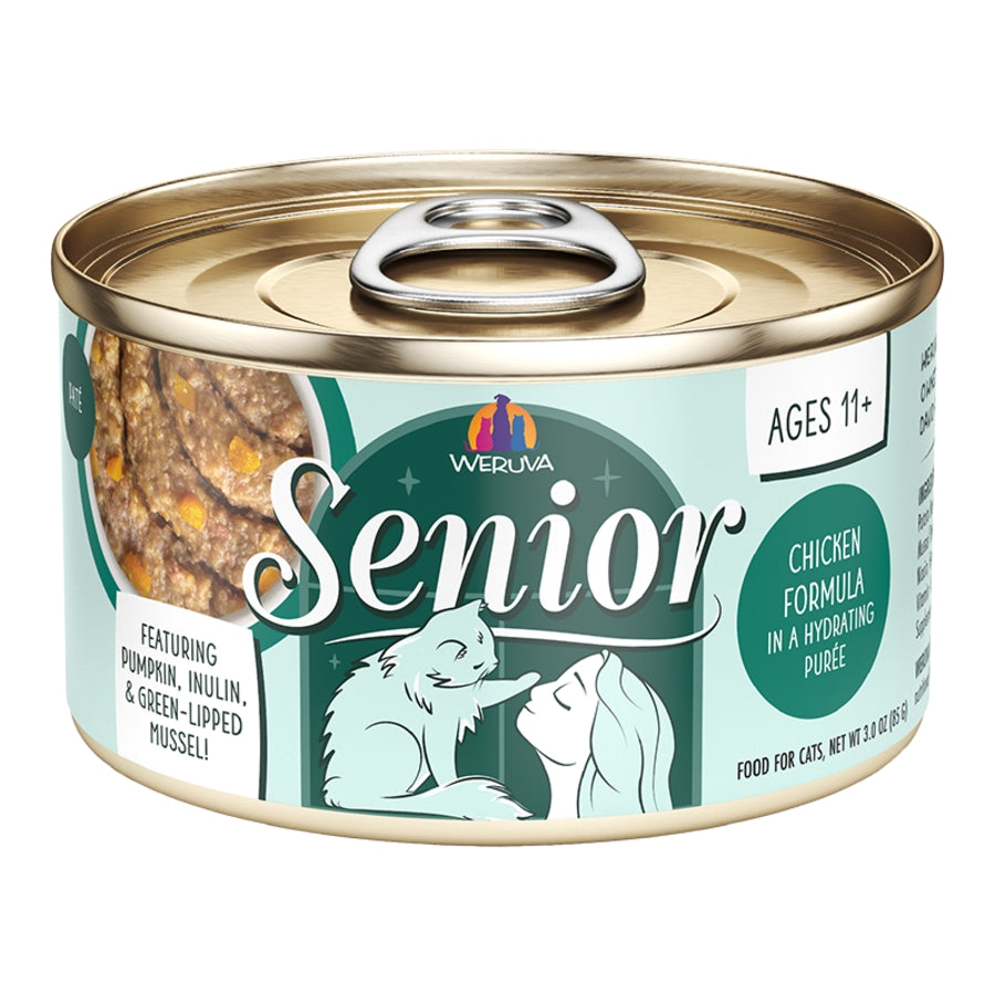Weruva Cat Senior Hydrating Puree Chicken Formula 3OZ
