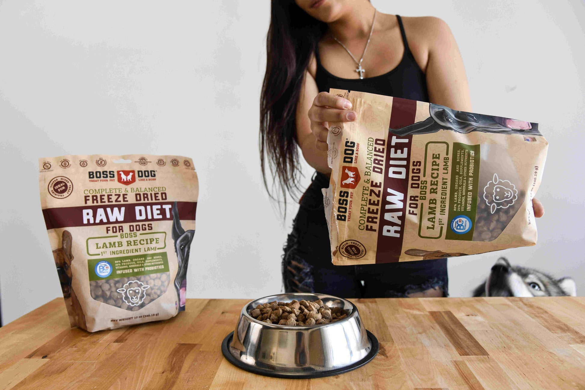 Boss Dog Freeze Dried Raw Diet - Lamb (12oz)