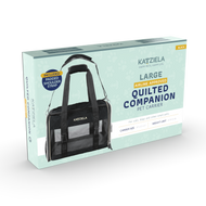 Airline Approved Quilited Companion Cat & Dog Carrier Black