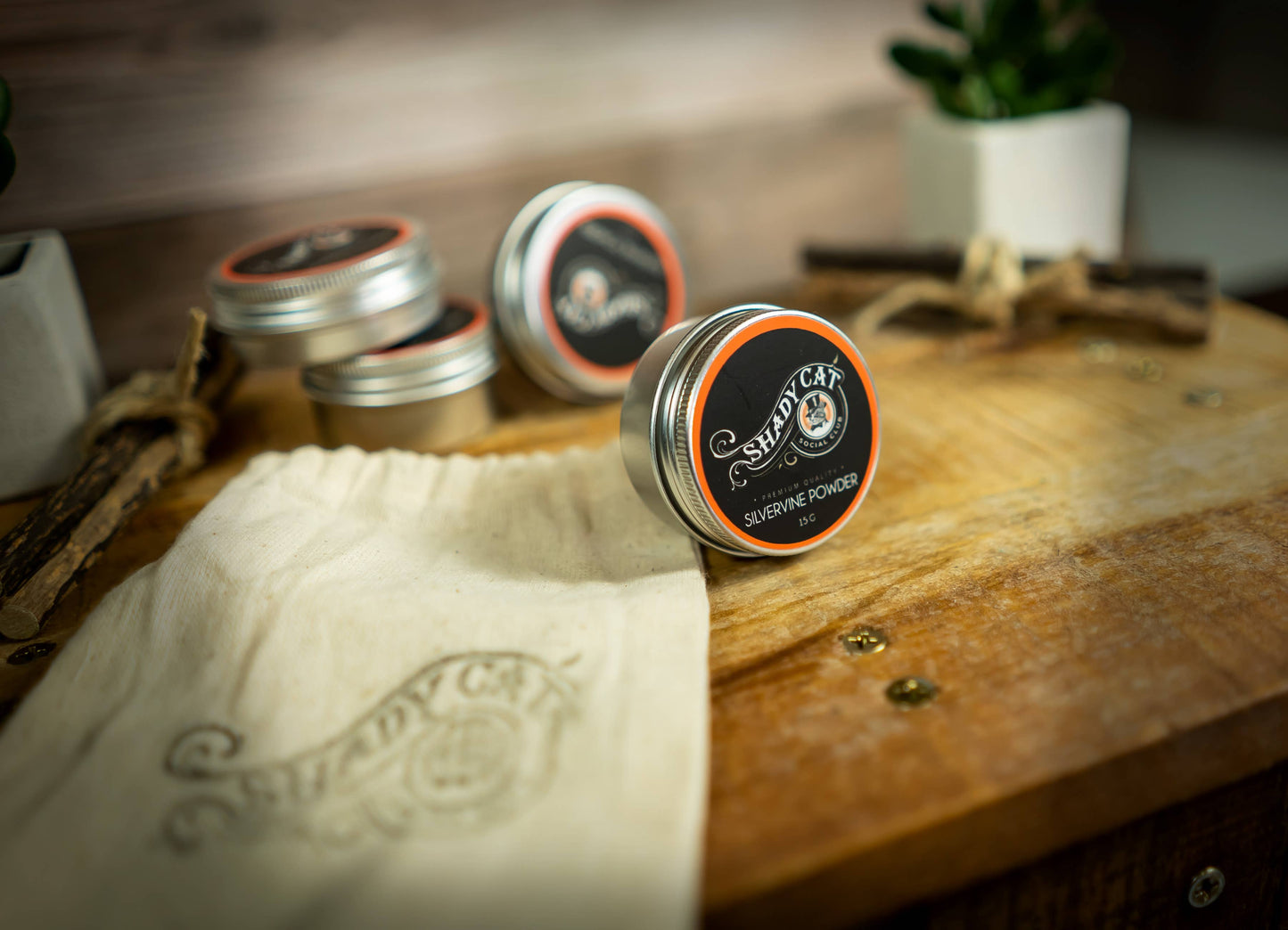 Organic Silvervine Powder Tin | New Printable!!