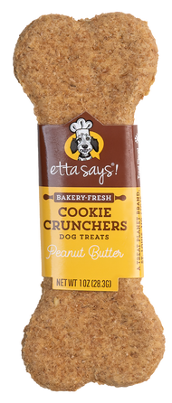Etta Says! Cookie Crunchers Peanut Butter Dog Treats 1ct