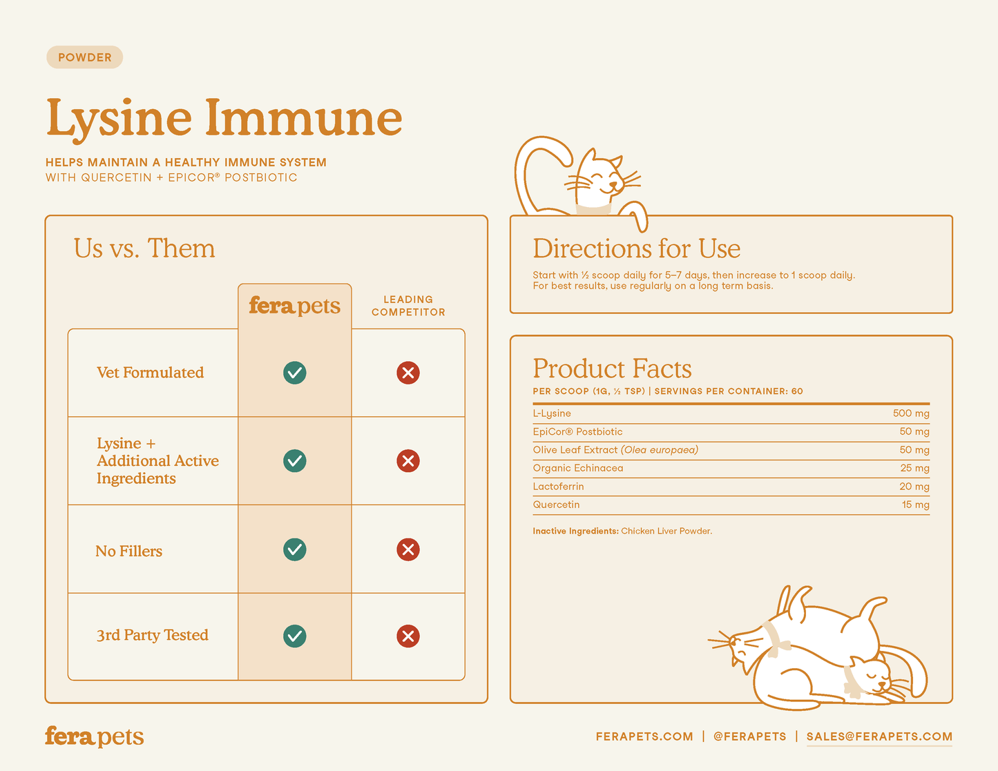 Lysine Immune for Cats