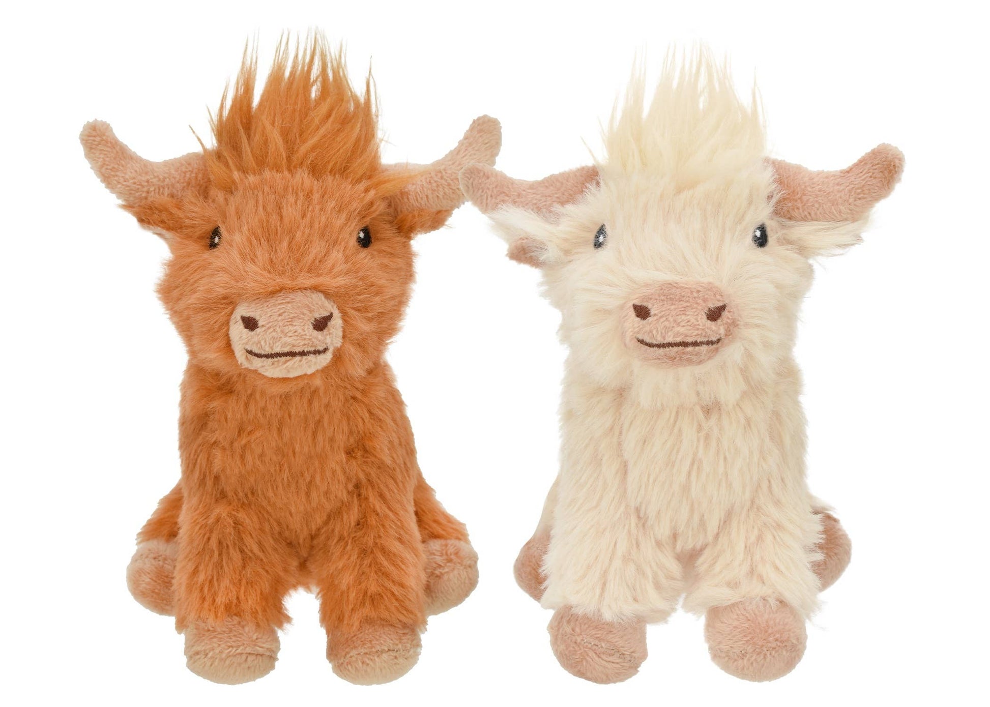 Multipet Minipet Highland Cow Dog Toy 5" Assorted 1ct